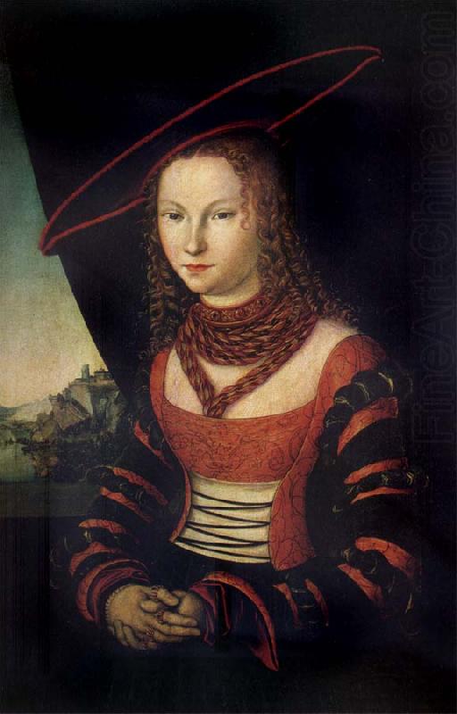 Lucas Cranach the Elder Portrait of a woman china oil painting image